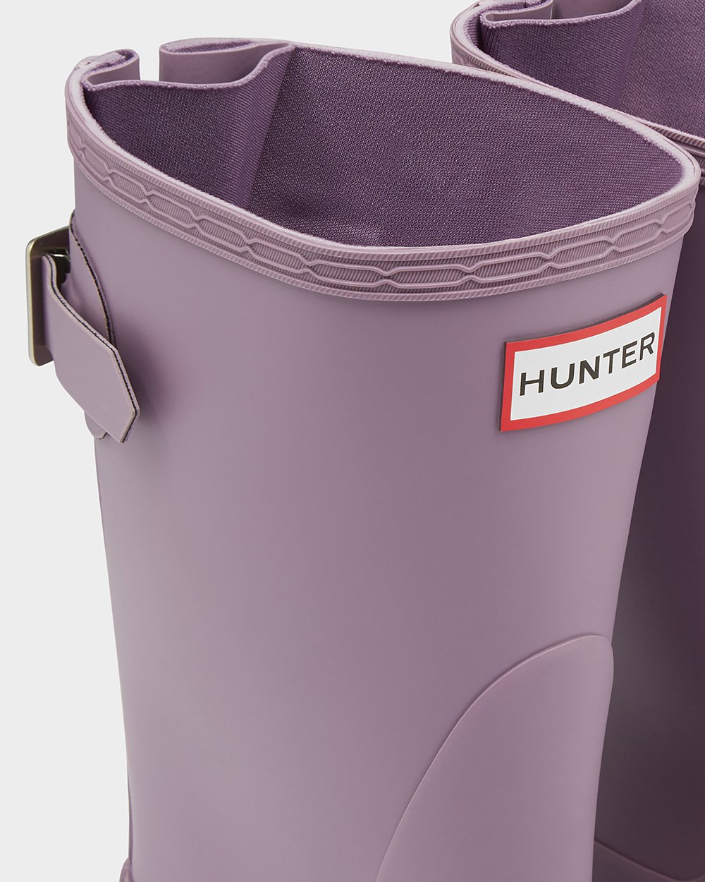 Botas De Cortas Original Back Adjustable Hunter Mujer - Morados - 374912QAF